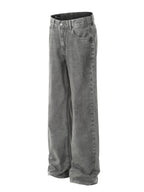 Men's Straight Leg Jeans with Pockets