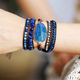 Alloy Bead Braided Bracelet - felvior