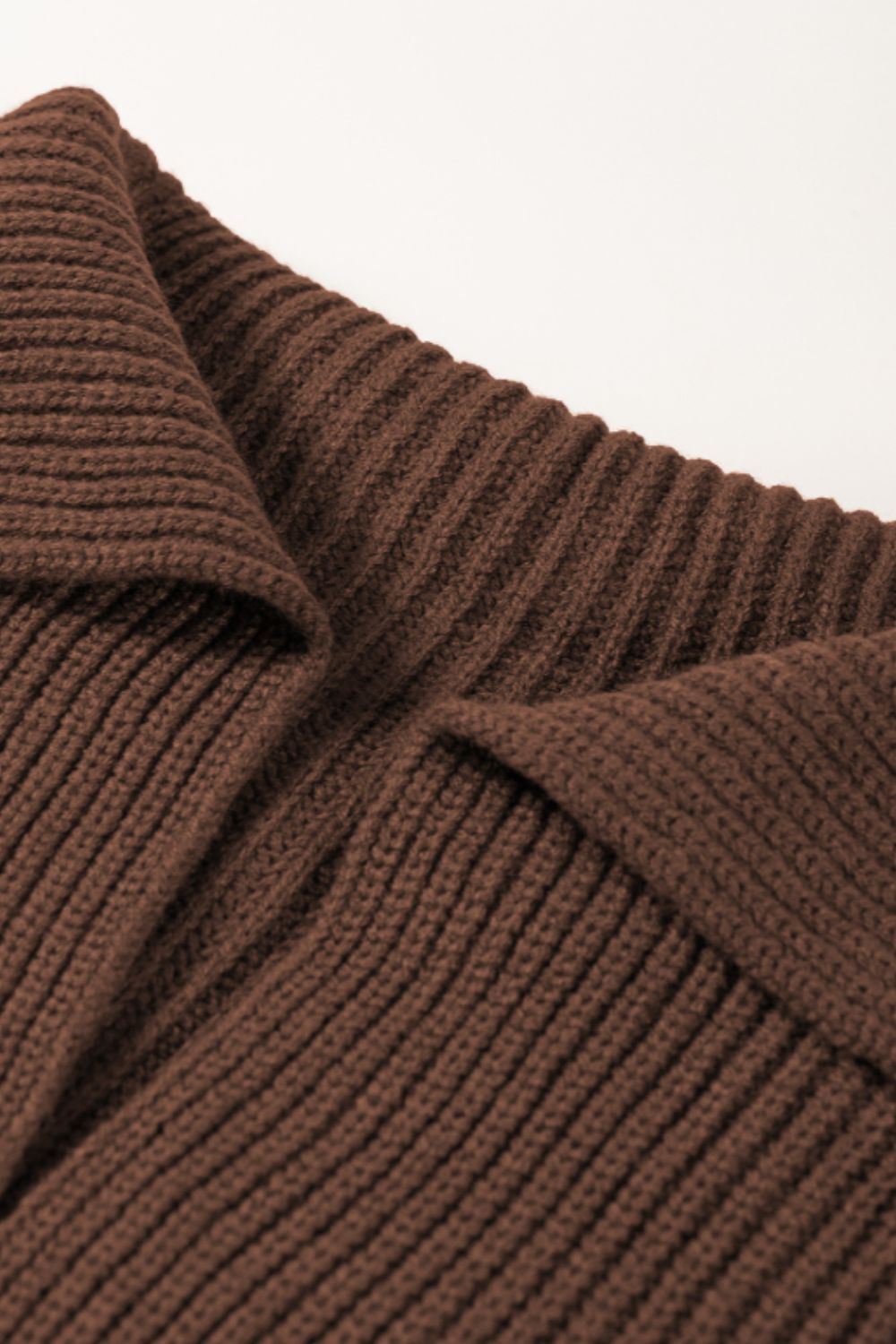 Button Down Collared Neck Cardigan - felvior