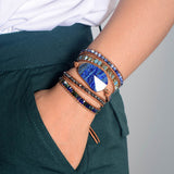 Lapis Lazuli Layered Bracelet - felvior
