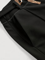 Chain Detail High Waist Pants