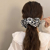 Leopard Elastic Hair Scrunchy - felvior
