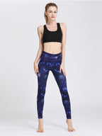 Printed Active High Waist Leggings