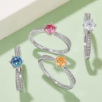 Moissanite 925 Sterling Silver Ring