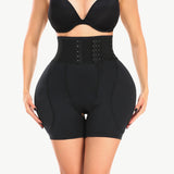 Full Size Removable Pad Shaping Shorts - felvior