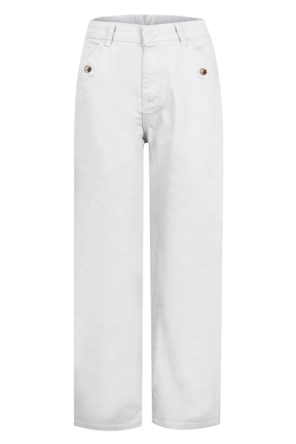 High Waist Jeans with Pockets