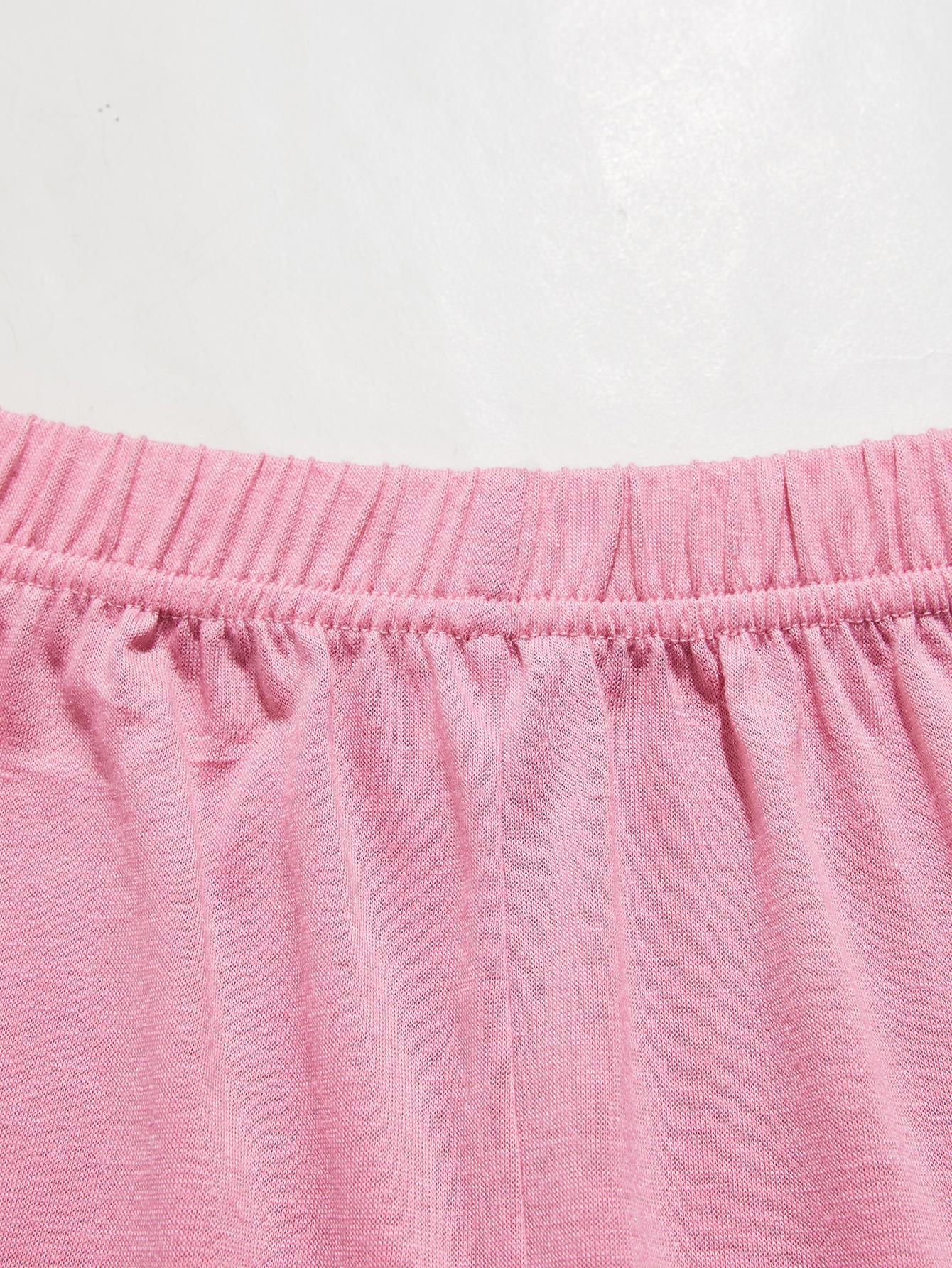 V-Neck Lace Trim Slit Cami and Pants Pajama Set - felvior