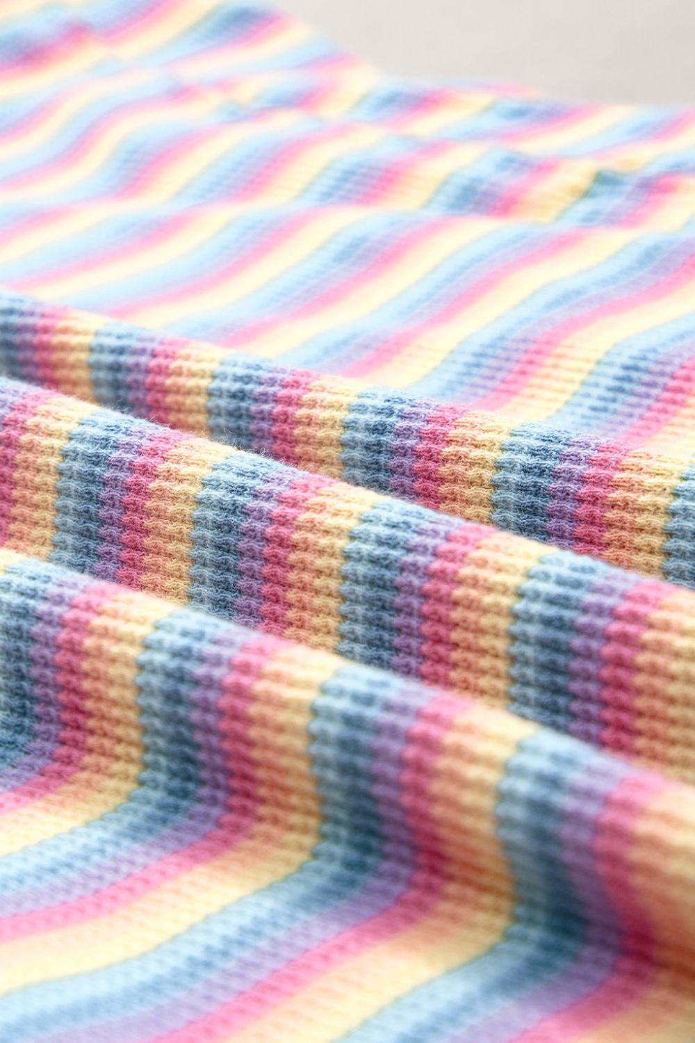 Striped Round Neck Short Sleeve Top and Pants Set