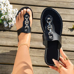 Toe Post Flats Sandals