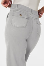 High Waist Jeans with Pockets
