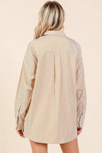 Mittoshop Striped Shirt and Shorts Set