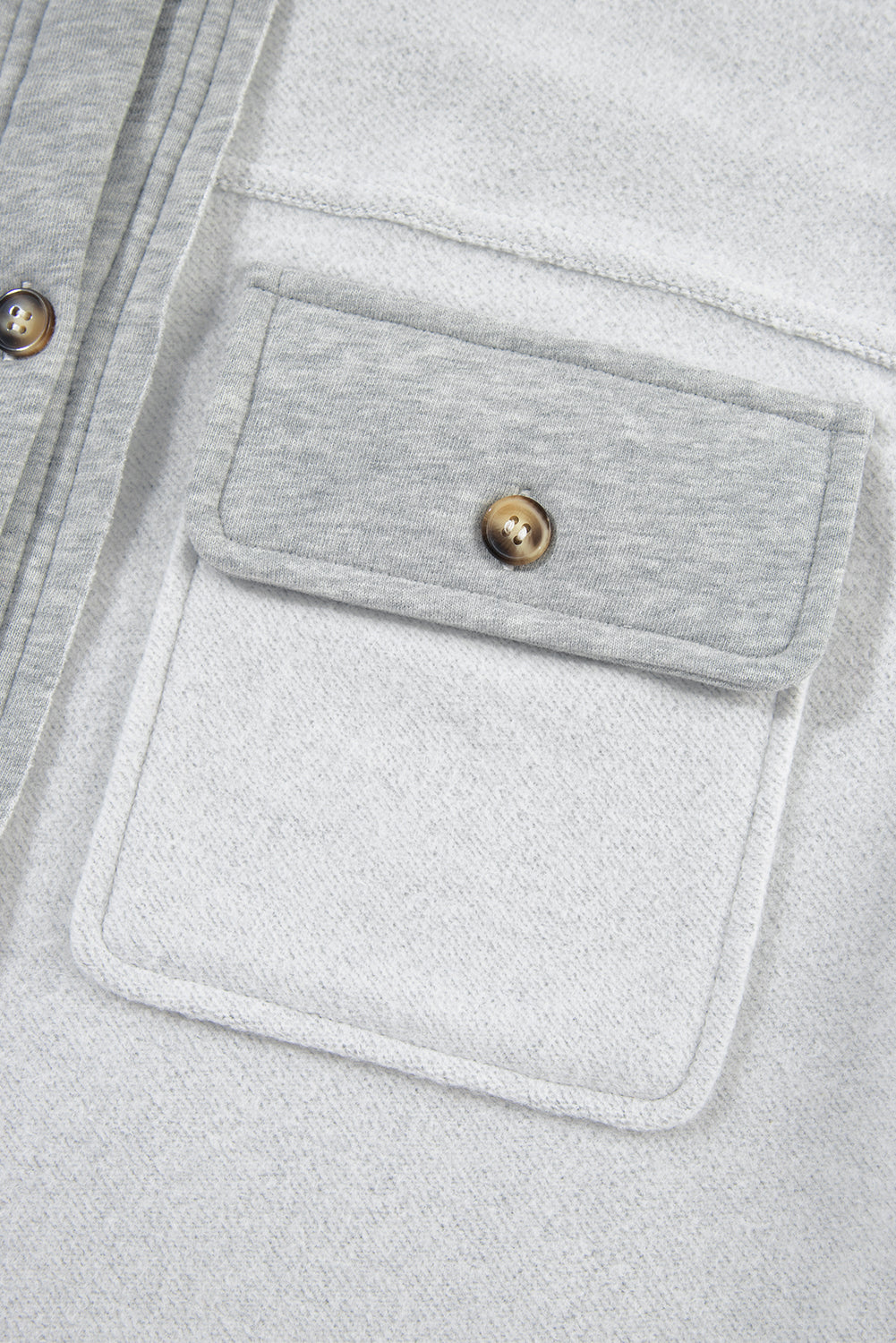 Pocketed Curved Hem Button Up Vest - felvior