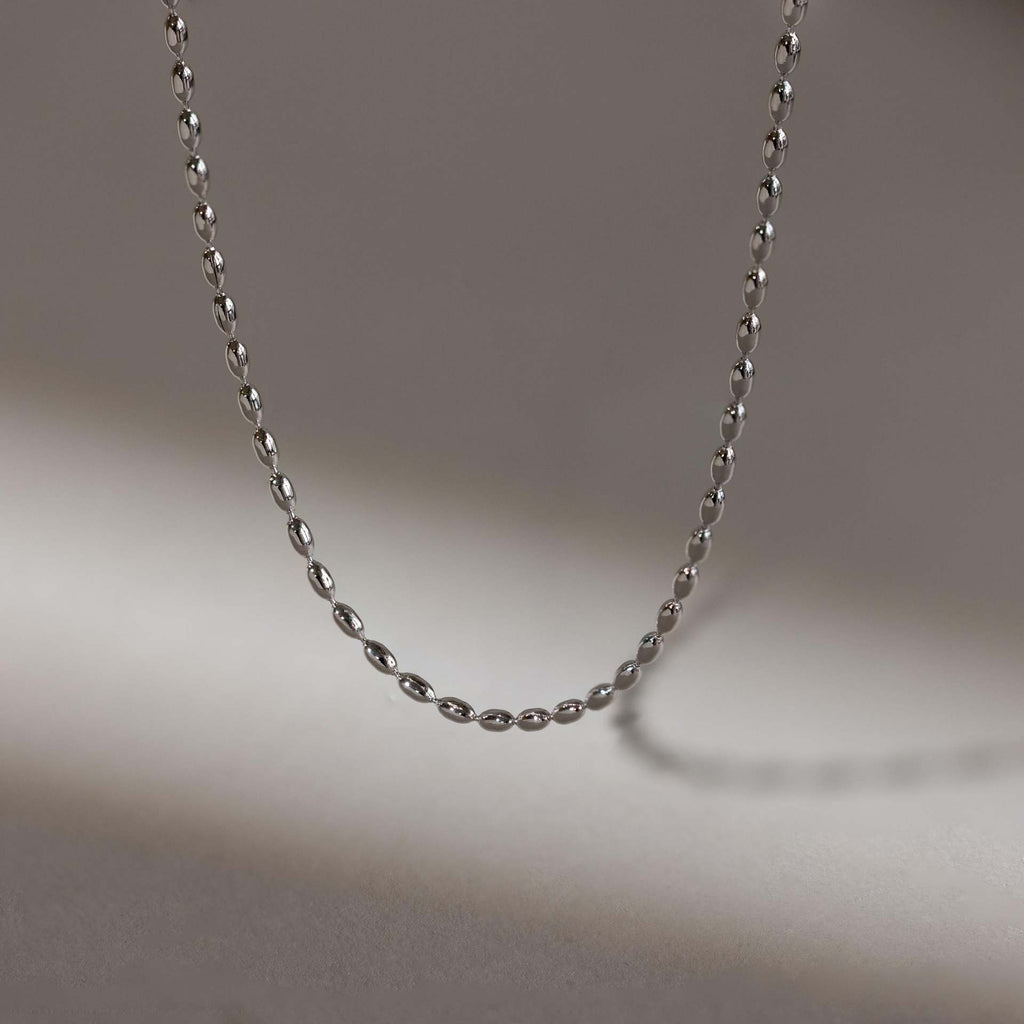 Titanium Steel Beaded Necklace
