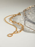 18K Gold-Plated Stainless Steel Chain Bracelet - felvior