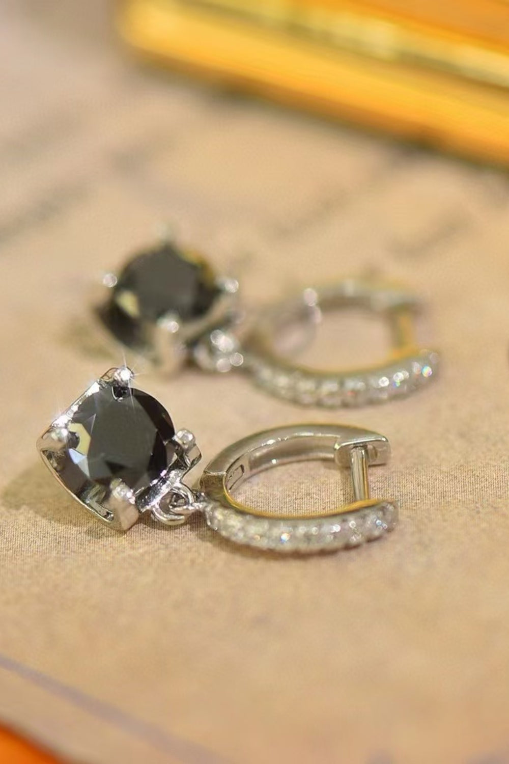2 Carat Moissanite 925 Sterling Silver Drop Earrings - felvior