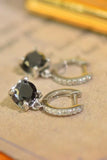 2 Carat Moissanite 925 Sterling Silver Drop Earrings - felvior