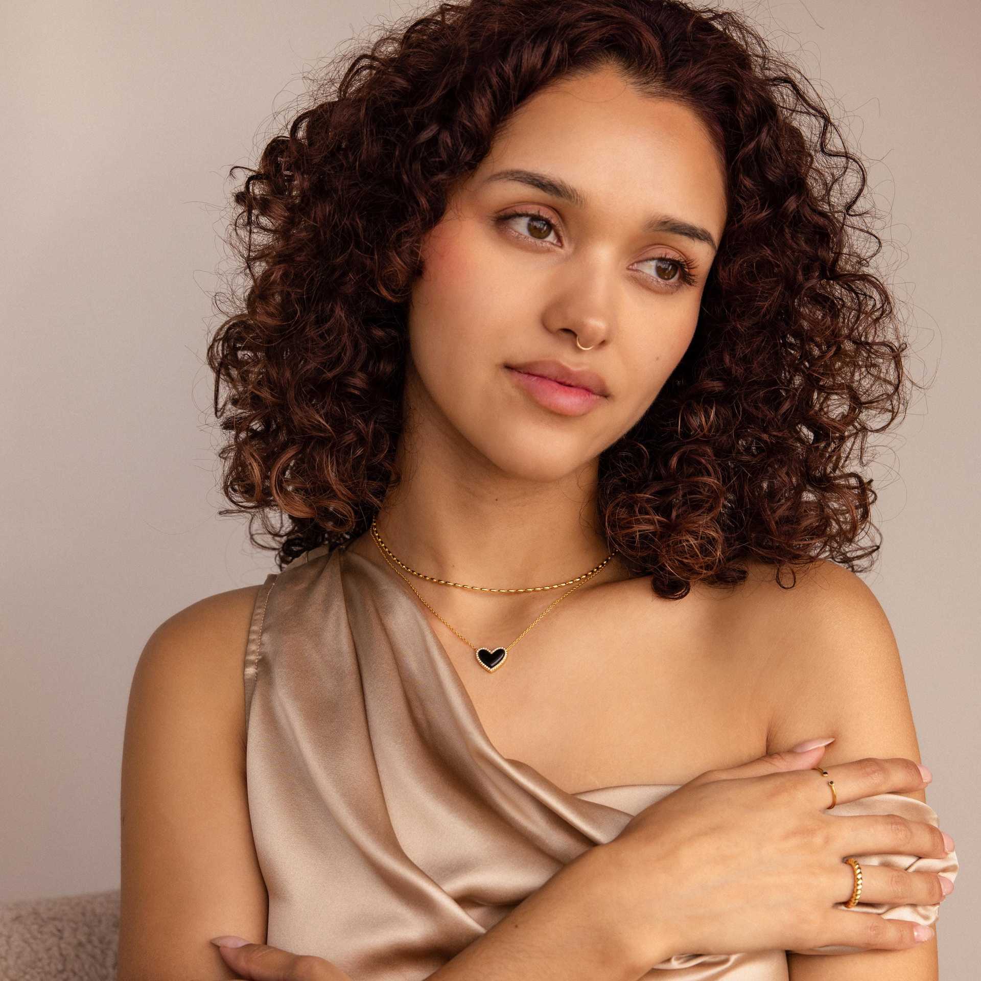 Titanium Steel Beaded Necklace - felvior
