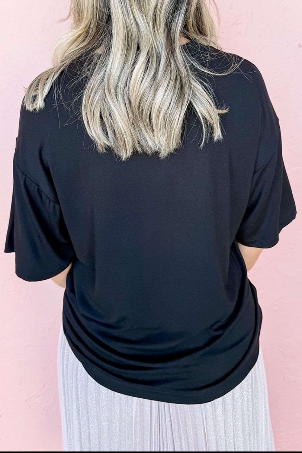 Graphic Round Neck Short Sleeve T-Shirt