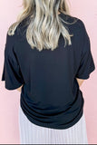 Graphic Round Neck Short Sleeve T-Shirt
