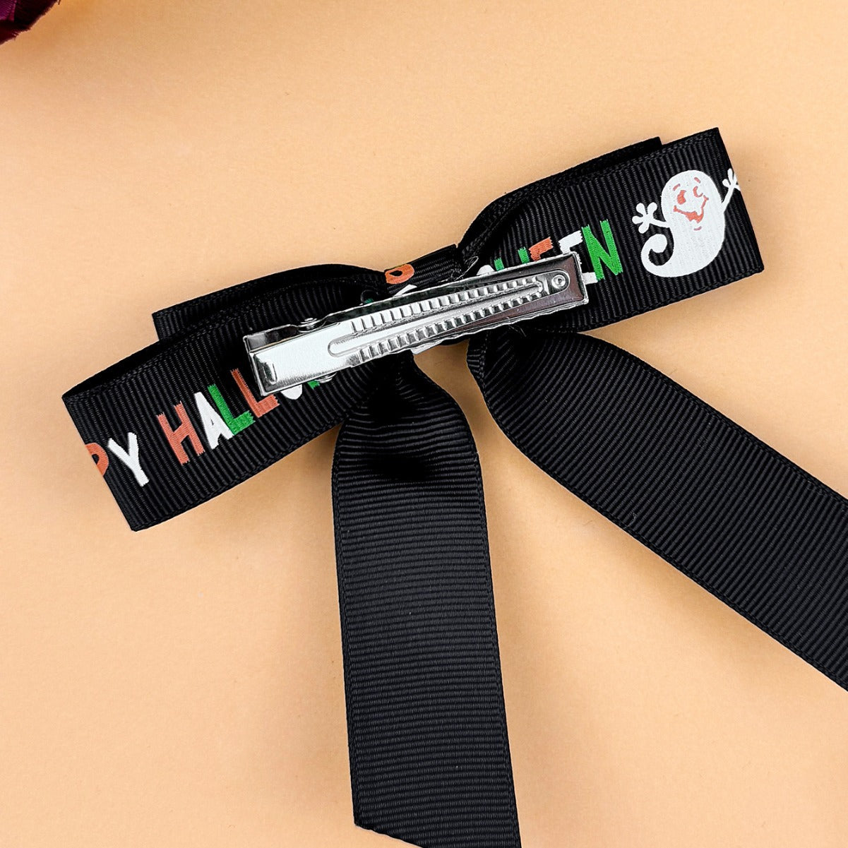 2-Piece Polyester Bow Hair Clip - felvior
