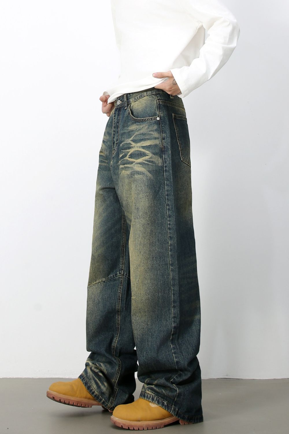 Men's Wide Leg Jeans