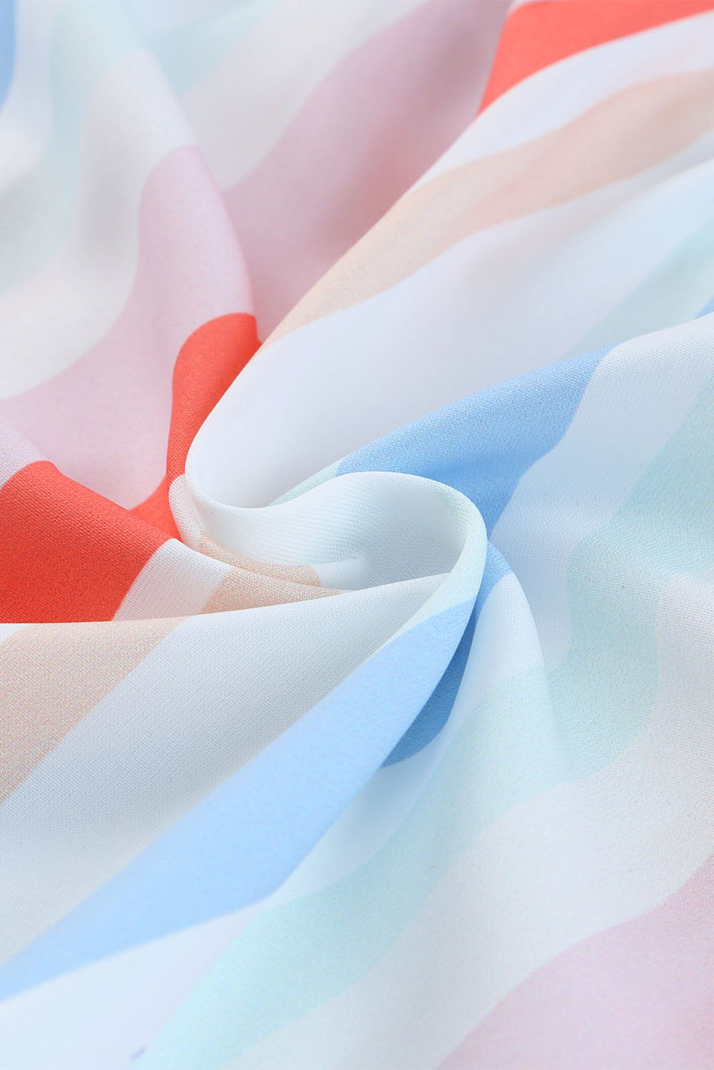 Striped Strapless Sweetheart Neck Dress - felvior