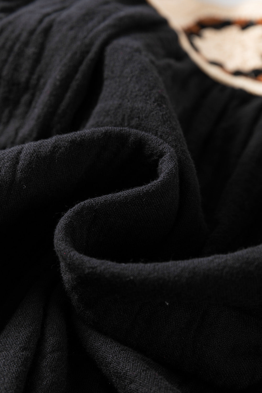 Flower Crochet Square Neck Puff Sleeve Blouse