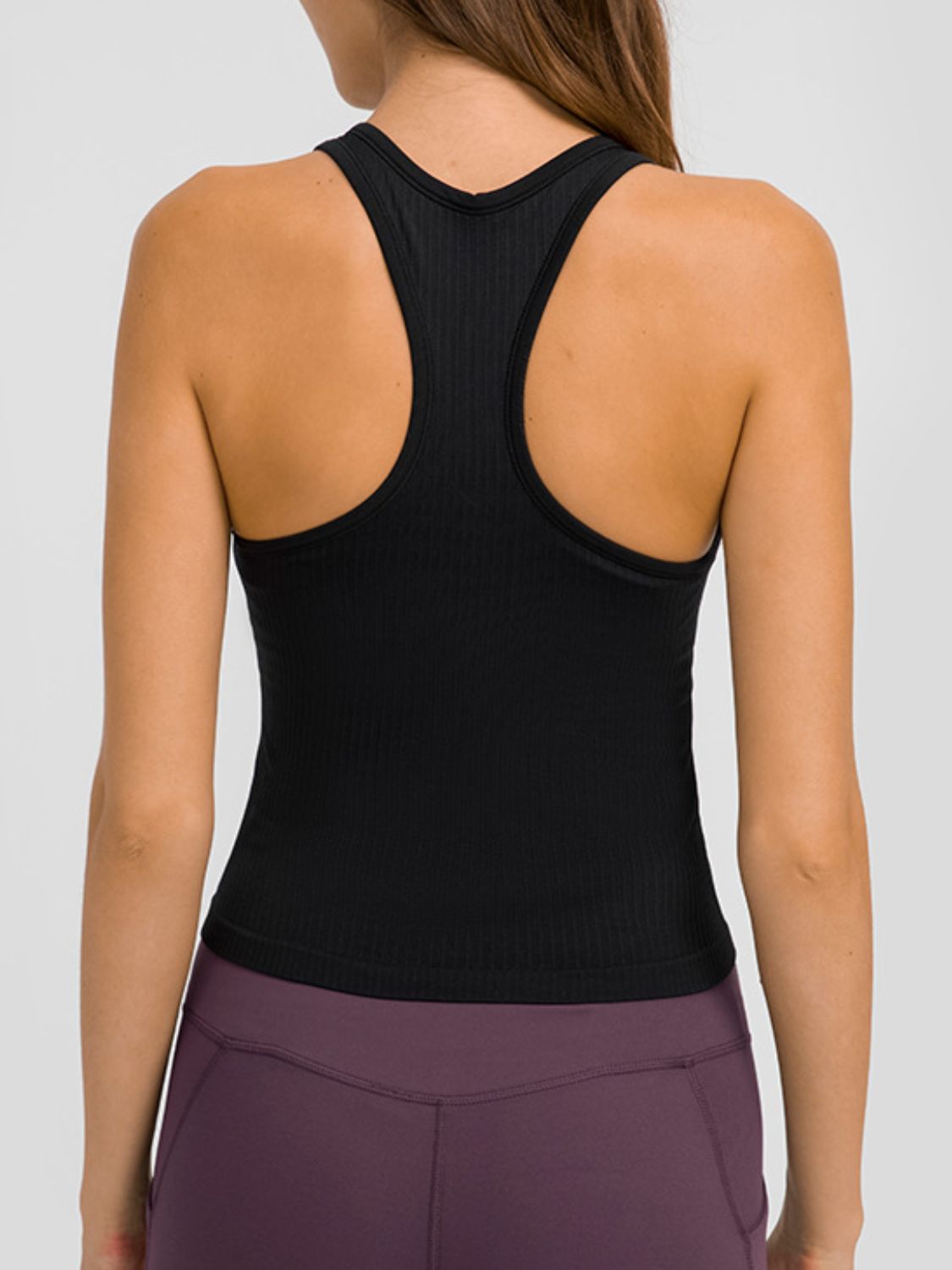 Millennia Round Neck Racerback Active Tank - felvior
