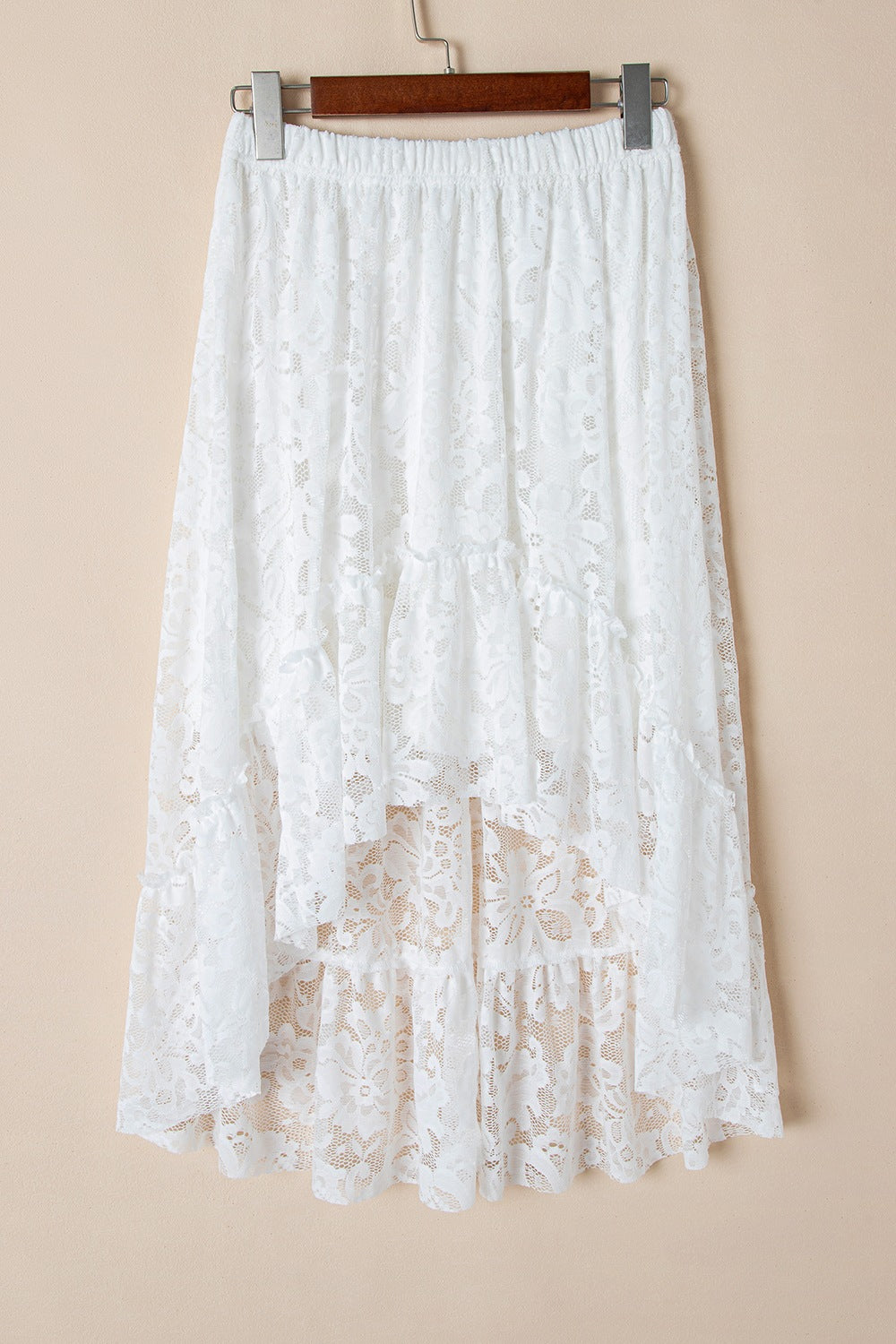 Lace High-Low Skirt - felvior