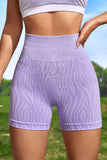 Wide Waistband Slim Fit Active Shorts - felvior