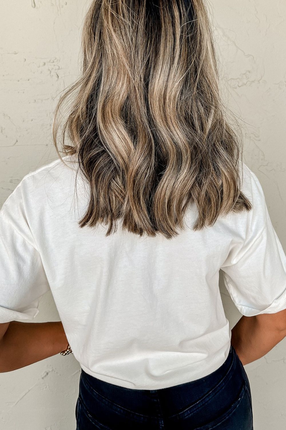 Lightening NASHVILLE T-Shirt mit Pailletten und Rundhalsausschnitt Zweitbild