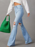 Distressed Jeans with Pockets - felvior