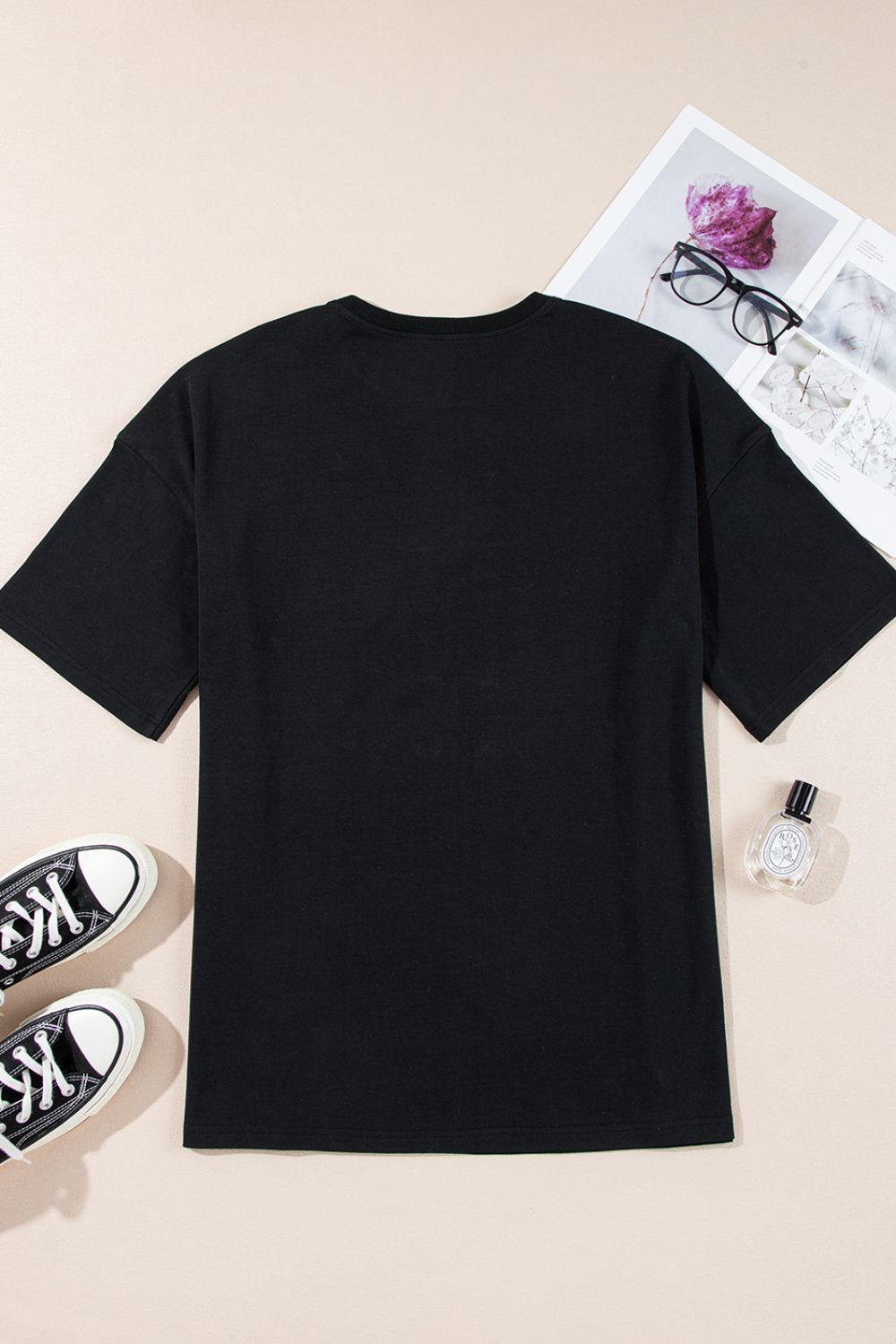 Paisley Round Neck Half Sleeve T-Shirt