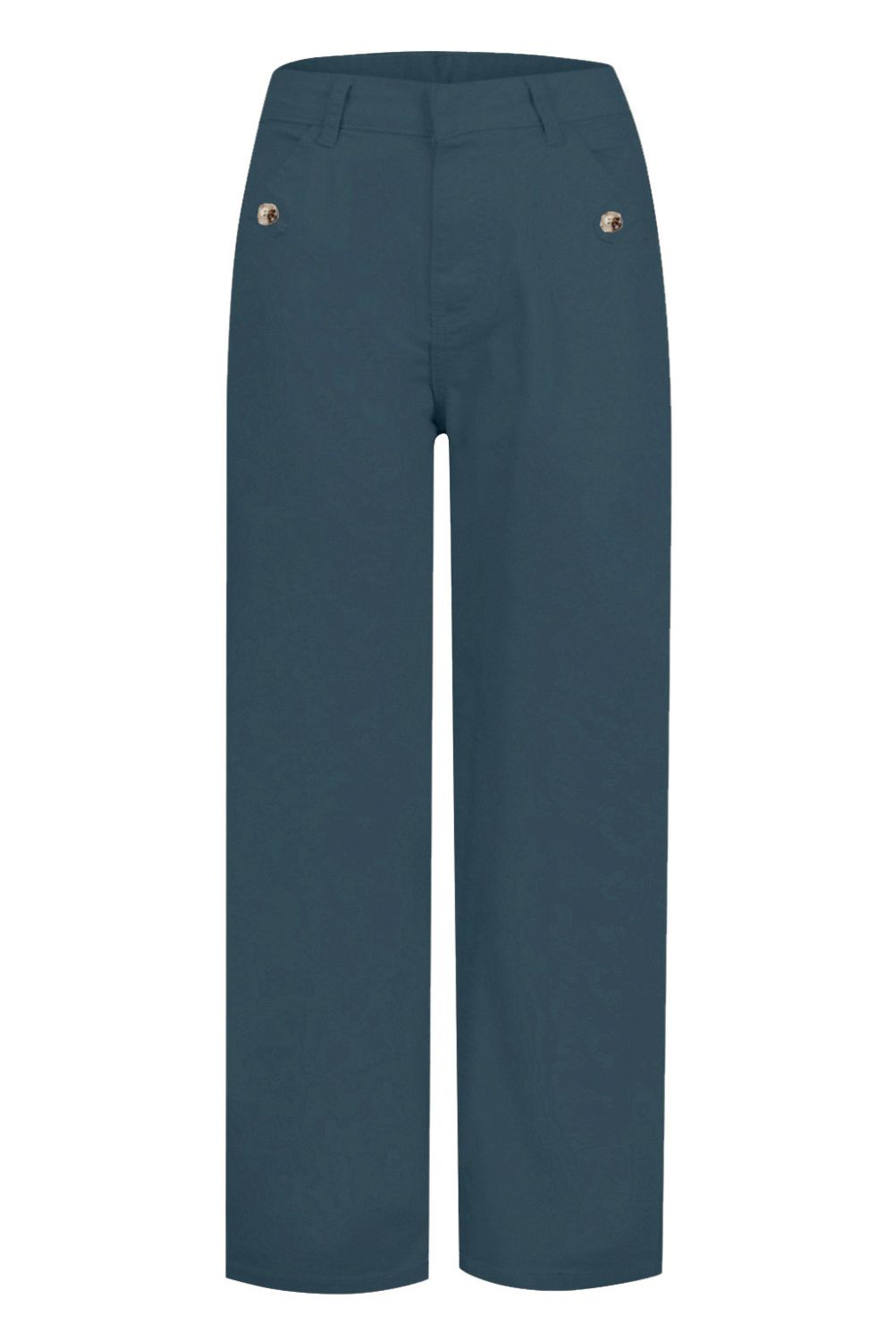 High Waist Jeans with Pockets