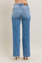 Judy Blue Full Size High Waist Straight Jeans Plus Size