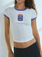 Graphic Round Neck Short Sleeve T-Shirt