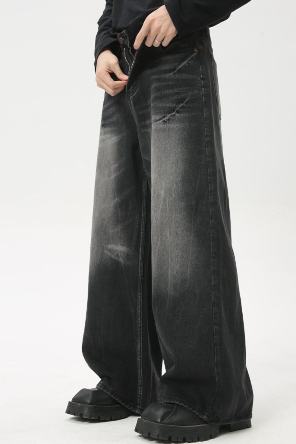 Men's Cat's Whisker Wide Leg Jeans Zweitbild