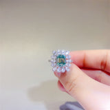 1 Carat Moissanite 925 Sterling Silver Ring - felvior