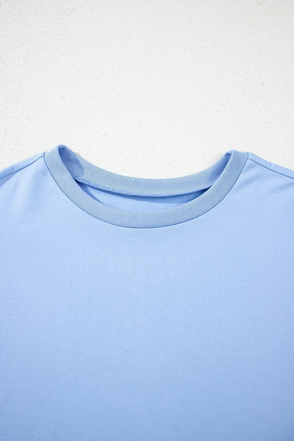 Loose Half Sleeve Hi Low Hem T Shirt