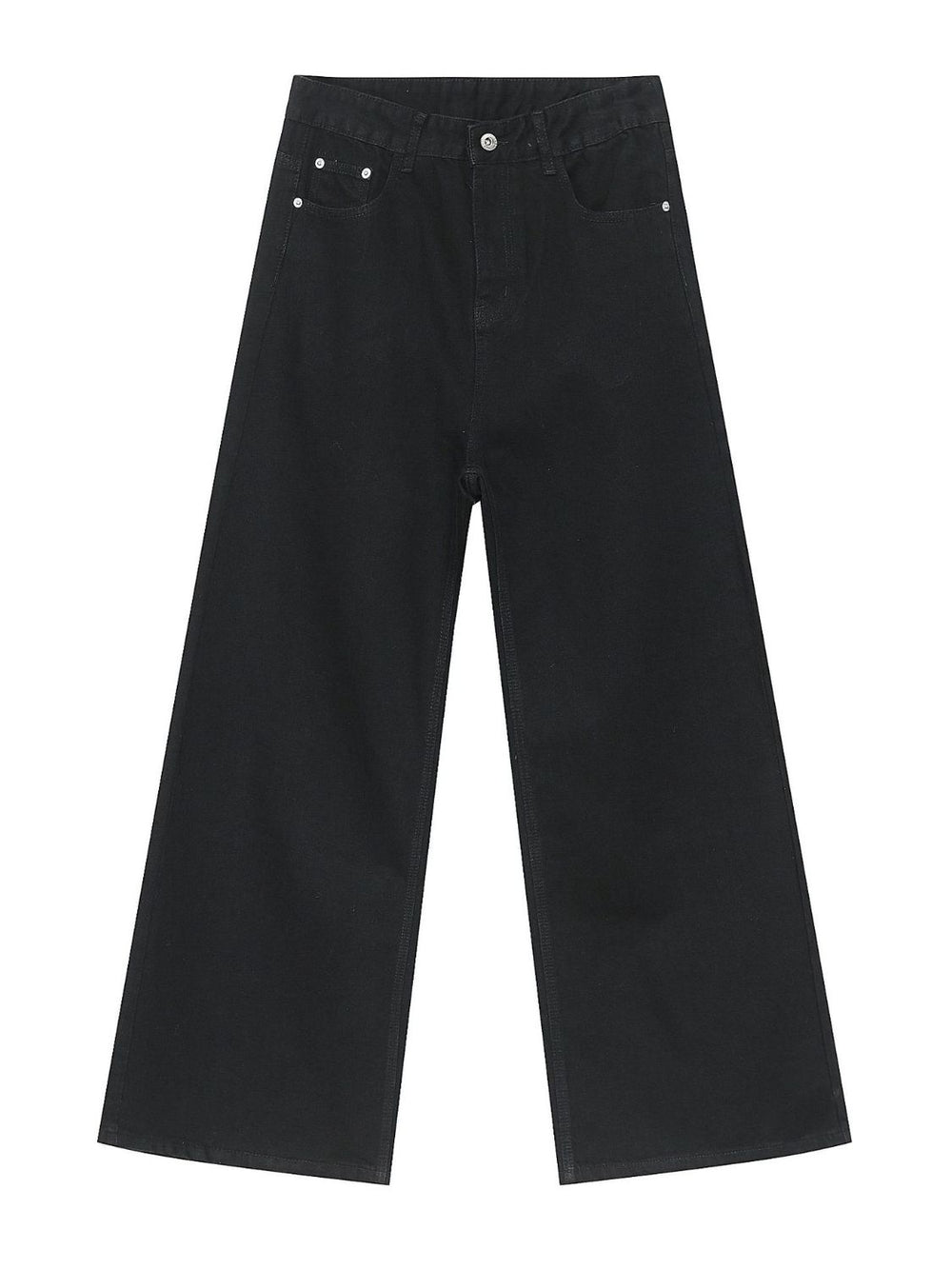 Men's Mid Rise Wide Leg Jeans