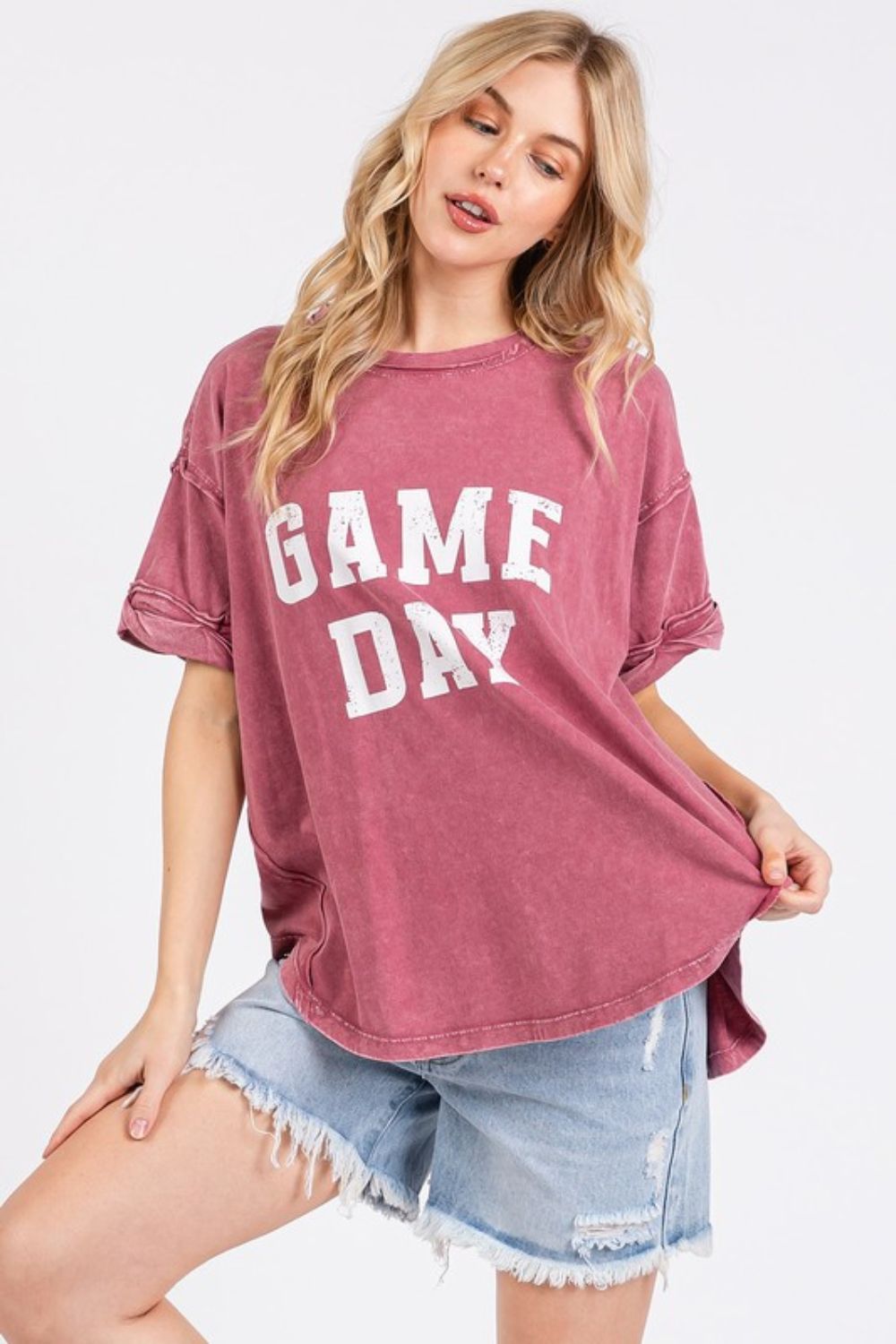 Mittoshop GAME DAY Round Neck Short Sleeve T-Shirt Main image