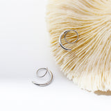 Stainless Steel Spiral Earrings - felvior