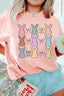 Dotty Bunny Bow Graphic Short Sleeve T-Shirt