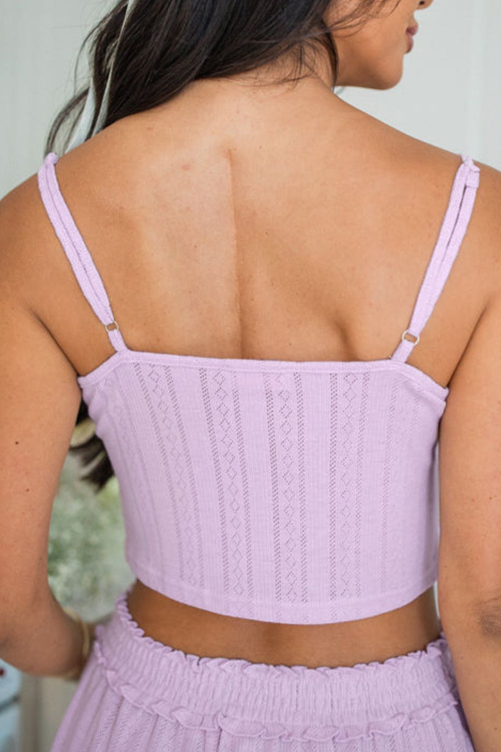 Button Down Cardigan, Cami and Shorts Set