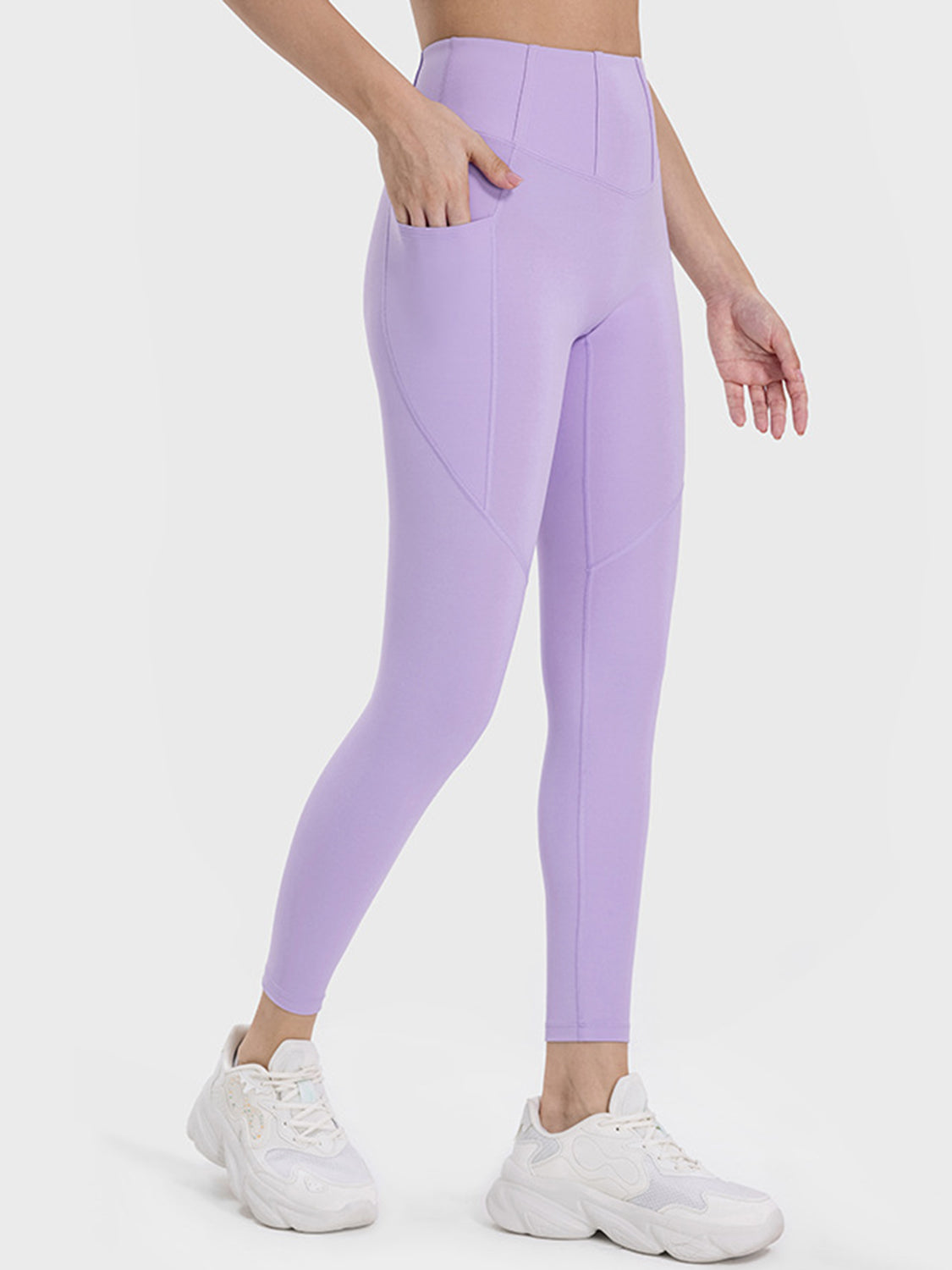 Millennia Pocketed High Waist Active Leggings - felvior