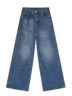 Men's Mid Rise Wide Leg Jeans