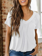 V-Neck Short Sleeve T-Shirt