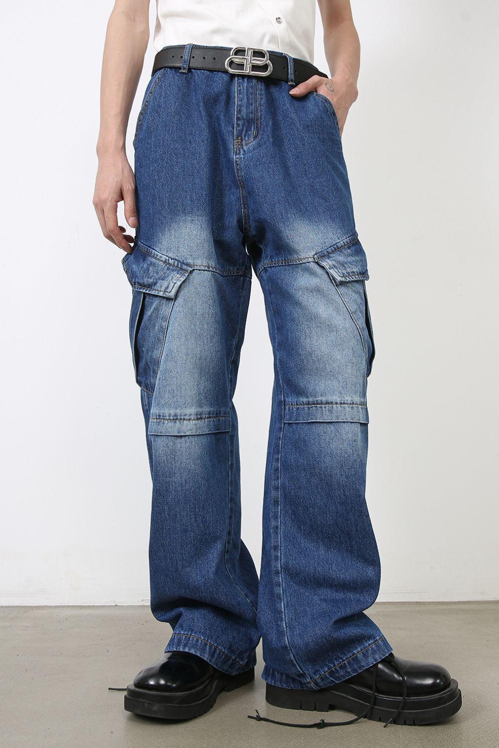 Men's Baggy Jeans with Pockets