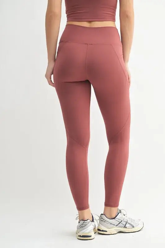 MONO B Venice Cloud Light Sculpt High-Waisted Leggings