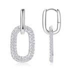 2.16 Carat Moissanite 925 Sterling Silver Earrings